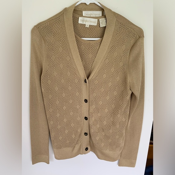 Dana Buchman Rich Gold Sweater Set